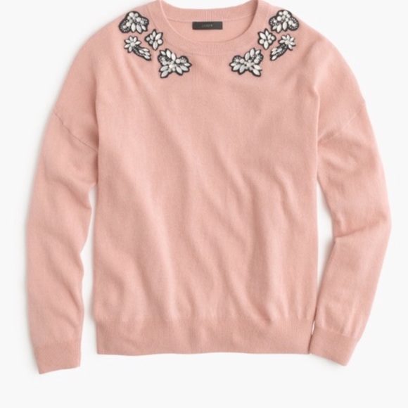 J. Crew Sweaters - J. Crew Opal Embellished jcrew Sweater